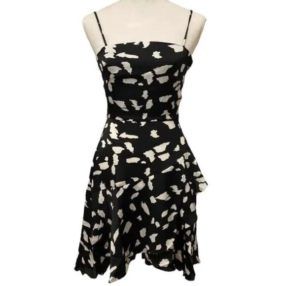 Cooper St. Wildcat Black & White Print Sleeveless Mini Dress, Size 12 - Picture 3 of 14
